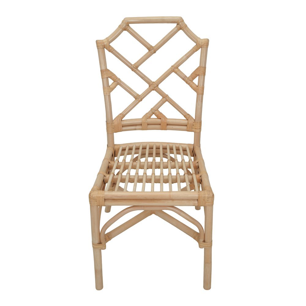 Kara Rattan Dining Side Chair, (Set of 2)