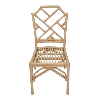 Kara Rattan Dining Side Chair, (Set of 2)