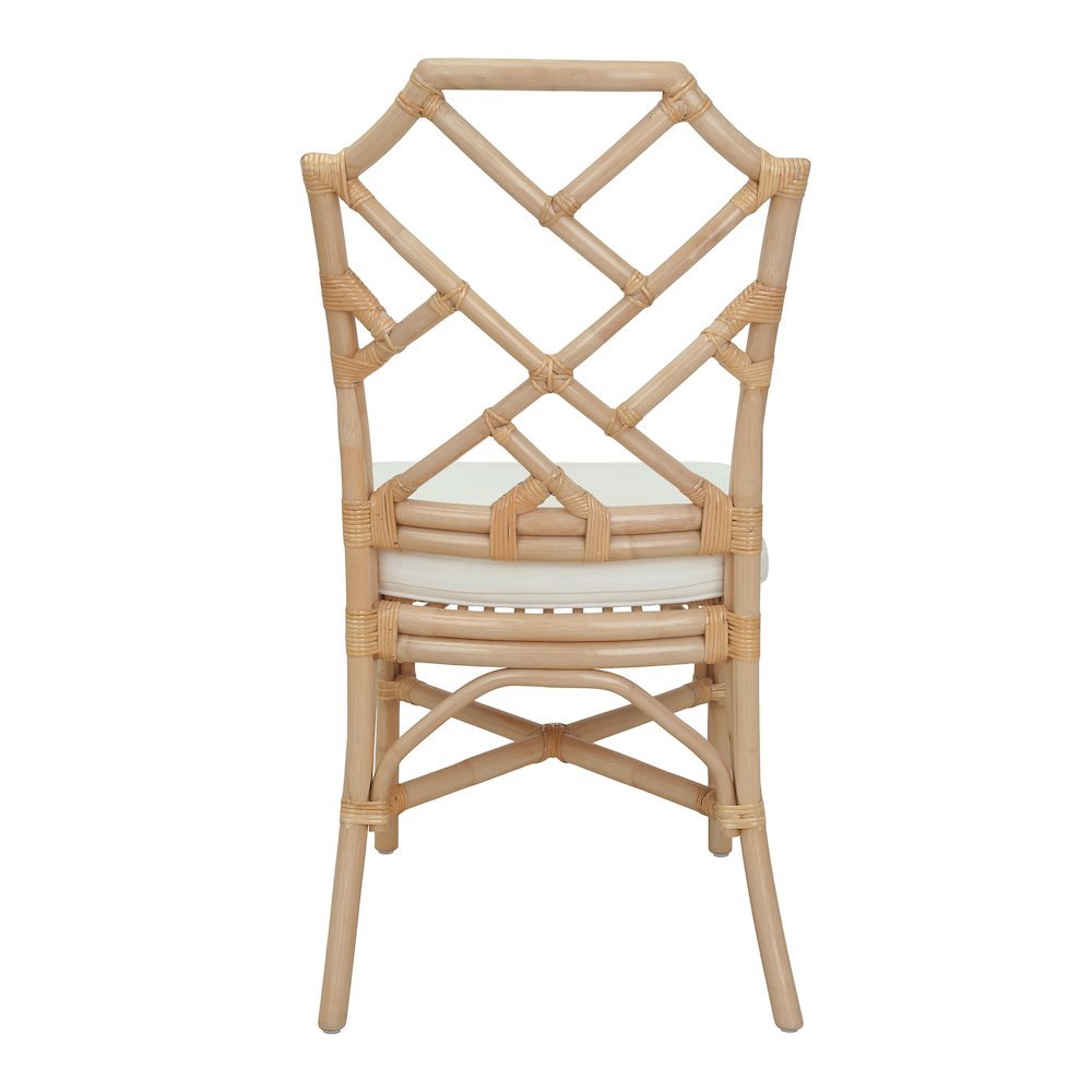 Kara Rattan Dining Side Chair, (Set of 2)