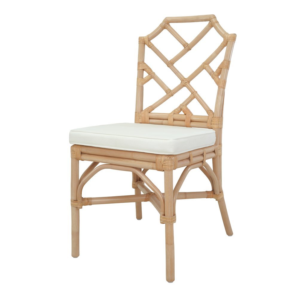 Kara Rattan Dining Side Chair, (Set of 2)