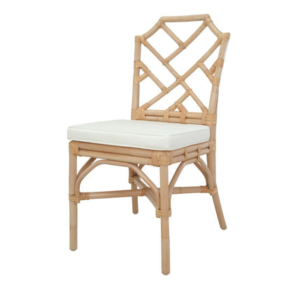 Kara Rattan Dining Side Chair, (Set of 2)