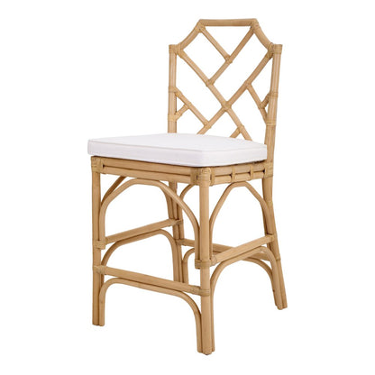 Kara Rattan Counter Stool, (Set of 2)