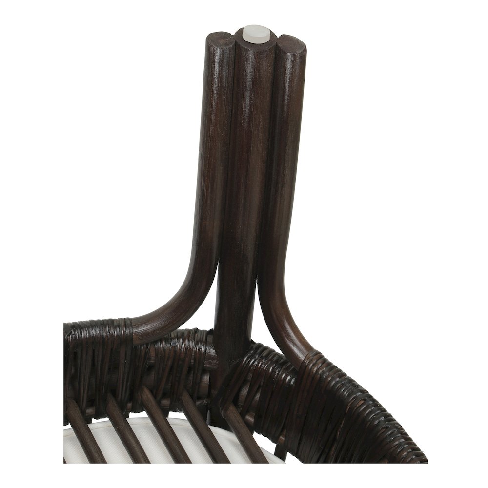 Zelma Rattan Accent Arm Chair
