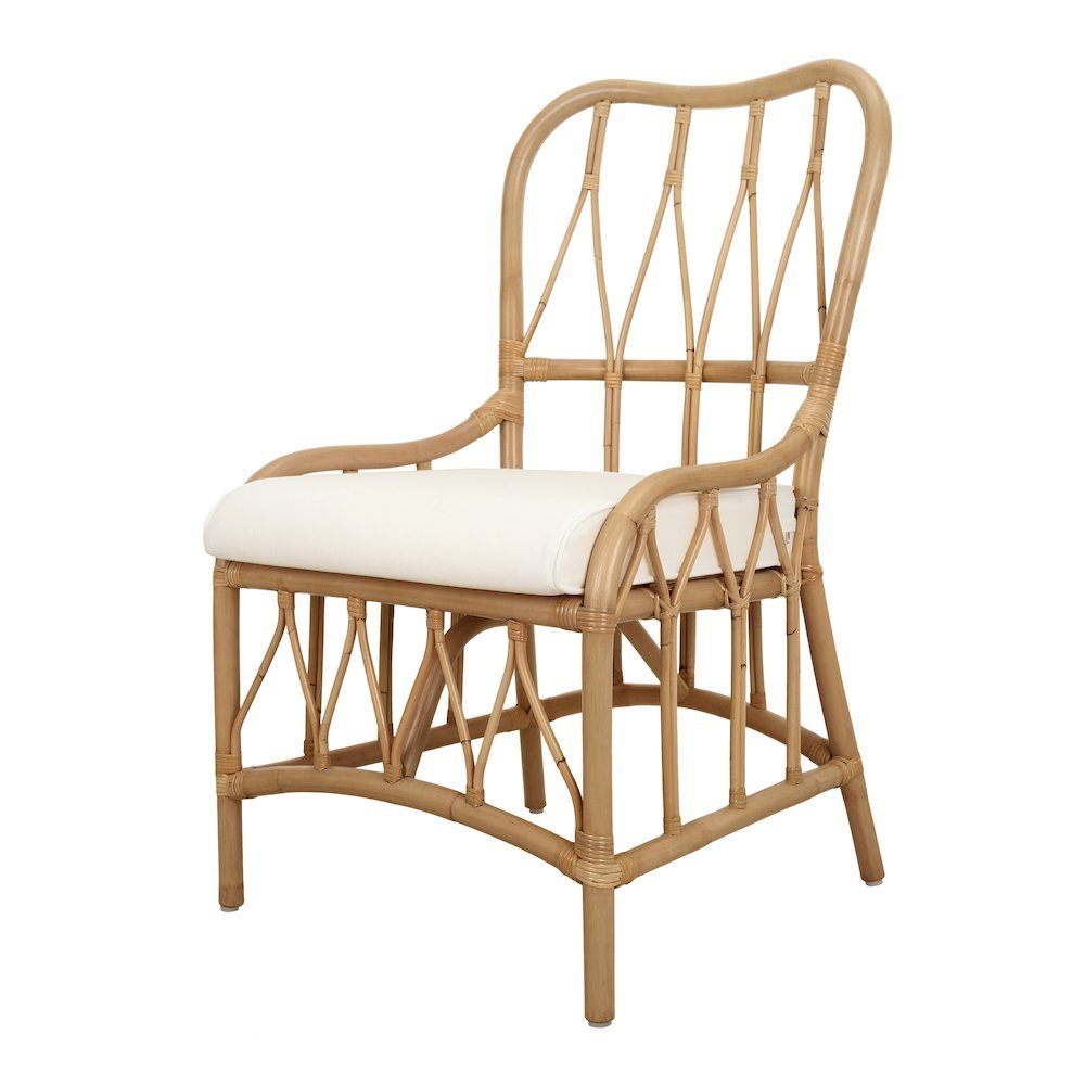 Ayanna Rattan Dining Side Chair - Natural Wheat