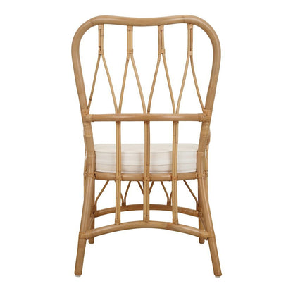 Ayanna Rattan Dining Side Chair - Natural Wheat
