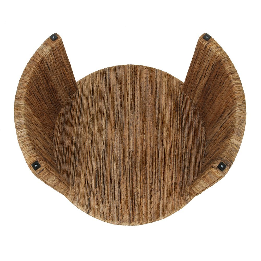 Kanza Abaca Round Nesting Coffee Table - Natural - Set of 2