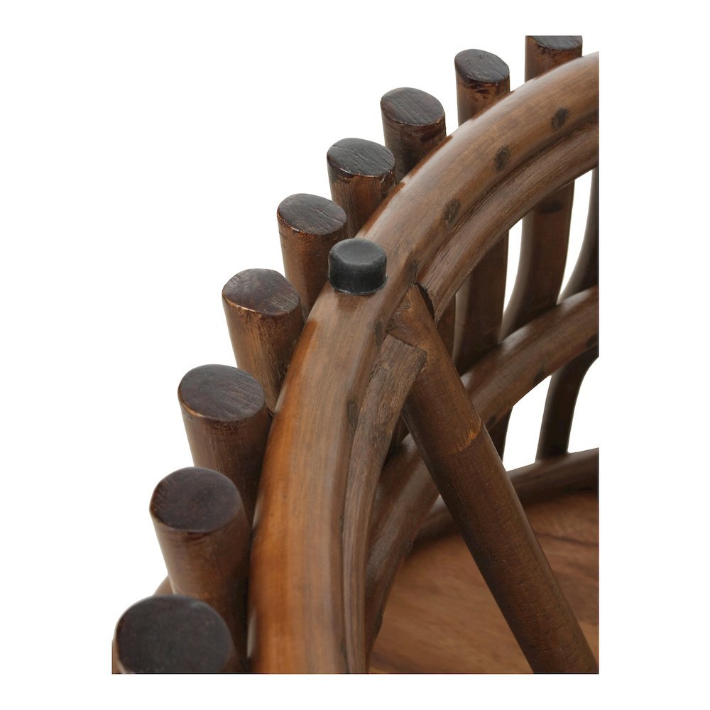Sona Rattan Coffee Table w/ Wood Top - Cane Brown