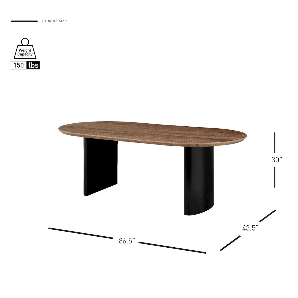 Conway 86.5" Oval Dining Table