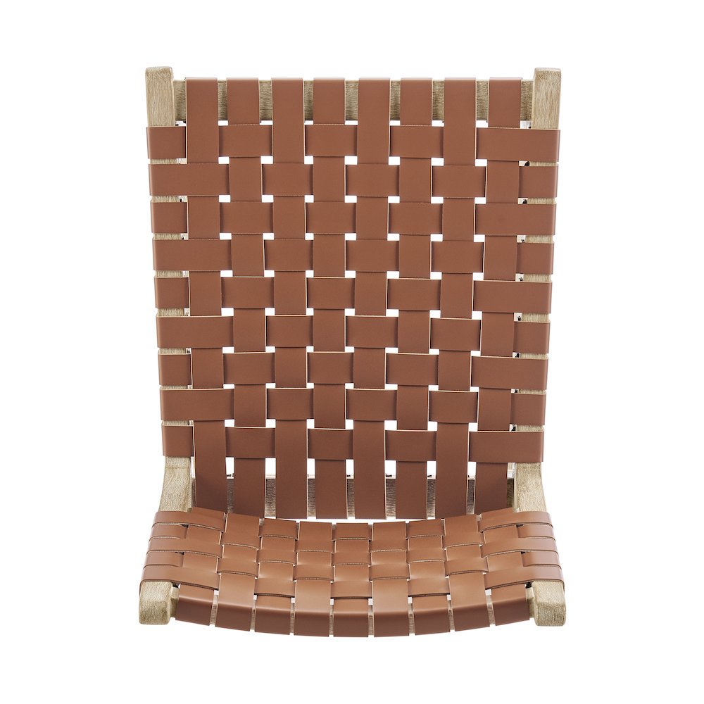 Marco Faux Leather Counter Stool Drift Wood Frame