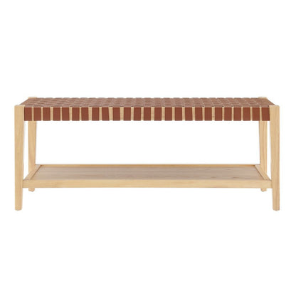 Marco Faux Leather Bench
