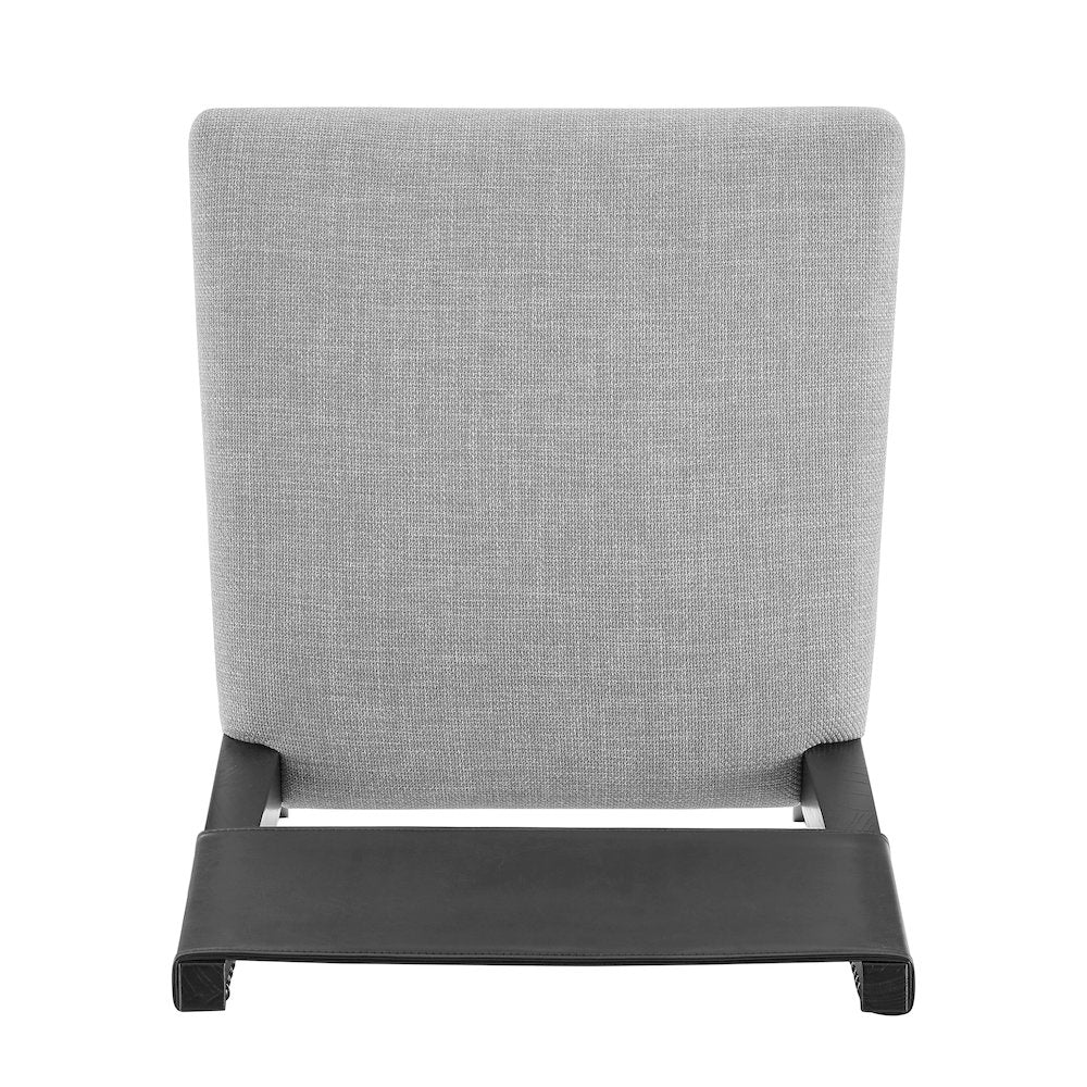 Kylo Faux Leather/Linen Dining Side Chair, (Set of 2)