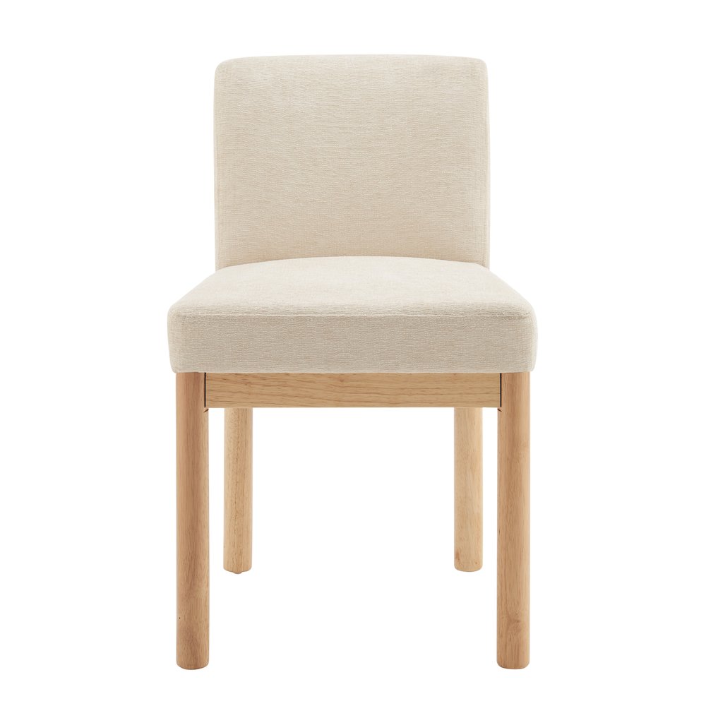 Bloomfield Chenille Low-Back Dining Side Chair, (Set of 2)