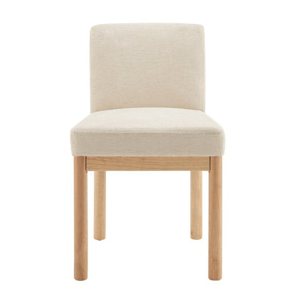 Bloomfield Chenille Low-Back Dining Side Chair, (Set of 2)
