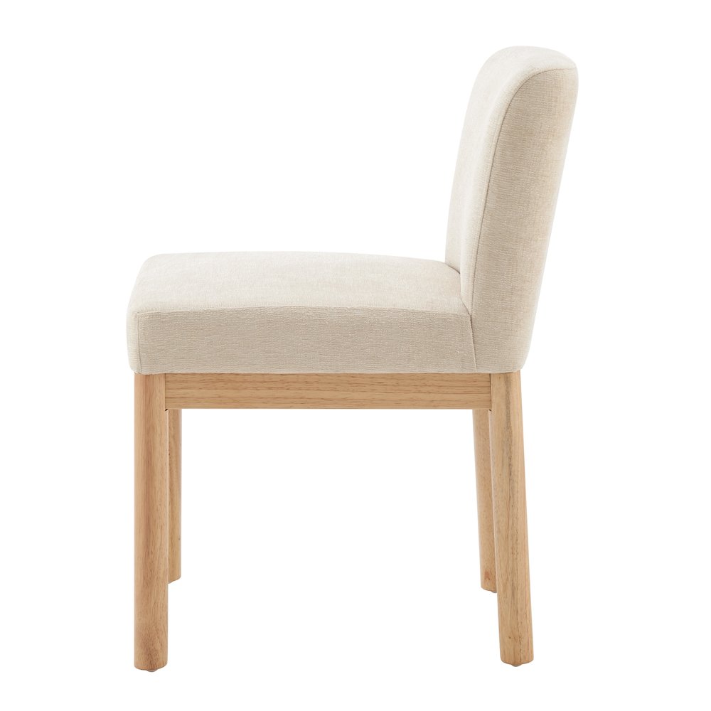 Bloomfield Chenille Low-Back Dining Side Chair, (Set of 2)