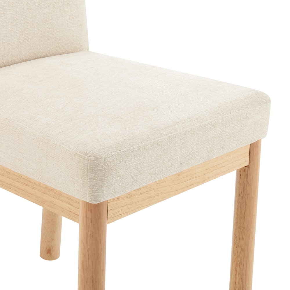 Bloomfield Chenille Low-Back Dining Side Chair, (Set of 2)
