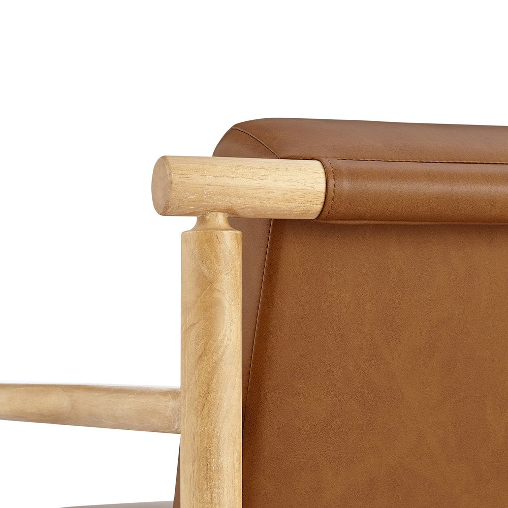 Arnold PU Accent Arm Chair