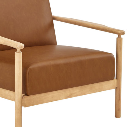 Arnold PU Accent Arm Chair