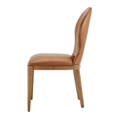 Eldoris Faux Leather Dining Side Chair, (Set of 2)