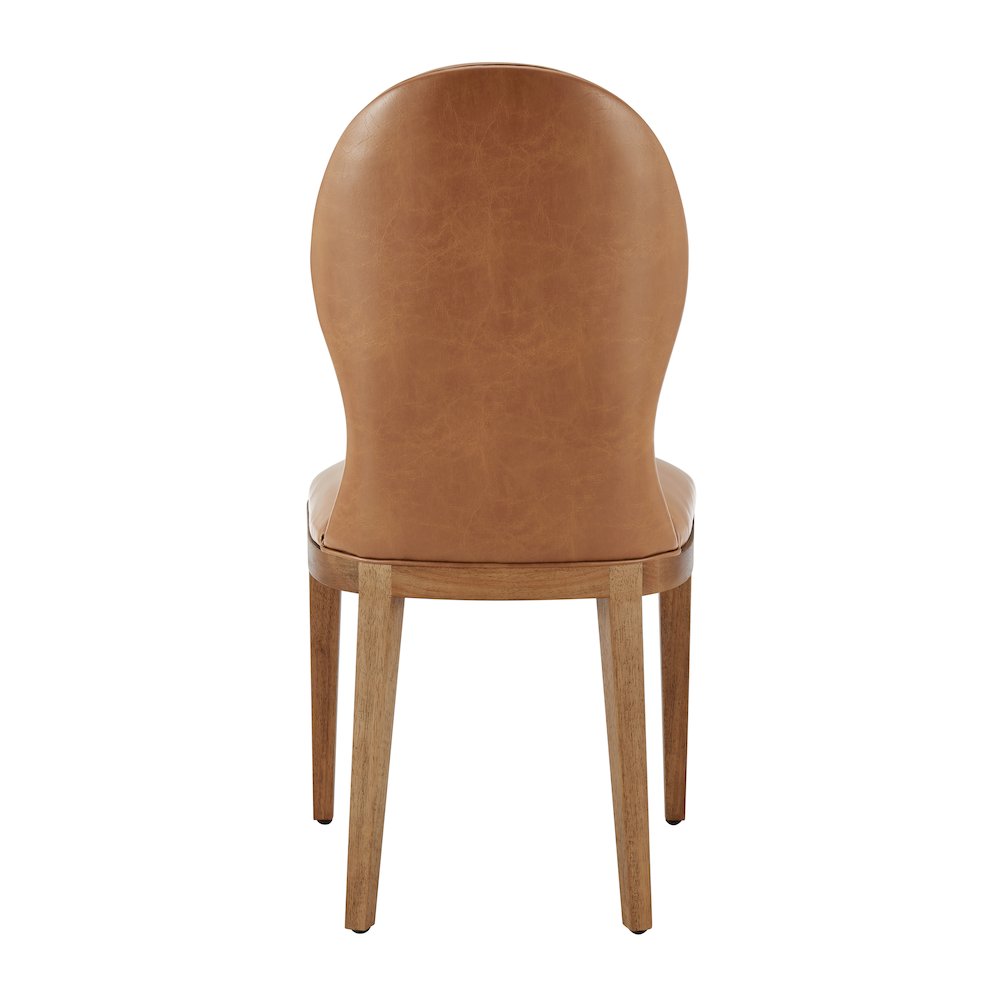 Eldoris Faux Leather Dining Side Chair, (Set of 2)