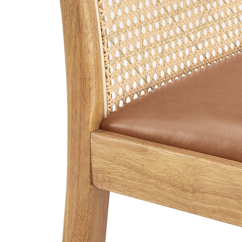 Donna Faux Leather Counter Stool, (Set of 2)