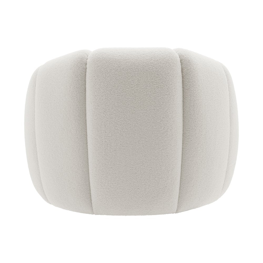 Callista Boucle Swivel Accent Chair