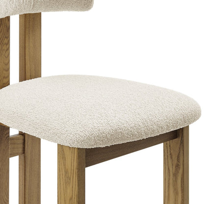 Hailey Boucle Dining Side Chair, (Set of 2)