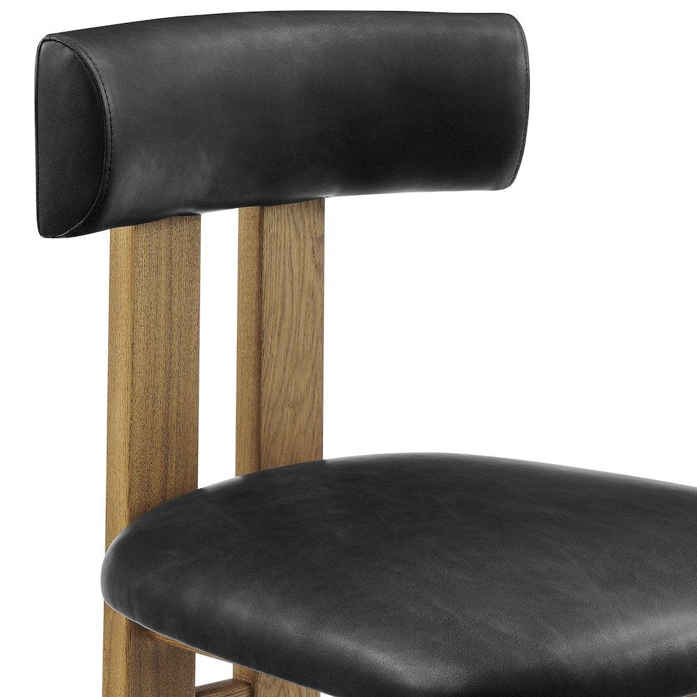 Hailey Faux Leather Dining Side Chair, (Set of 2)