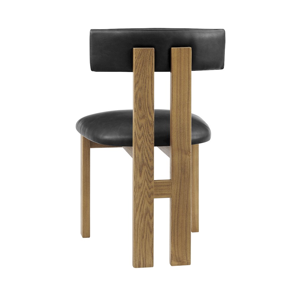 Hailey Faux Leather Dining Side Chair, (Set of 2)