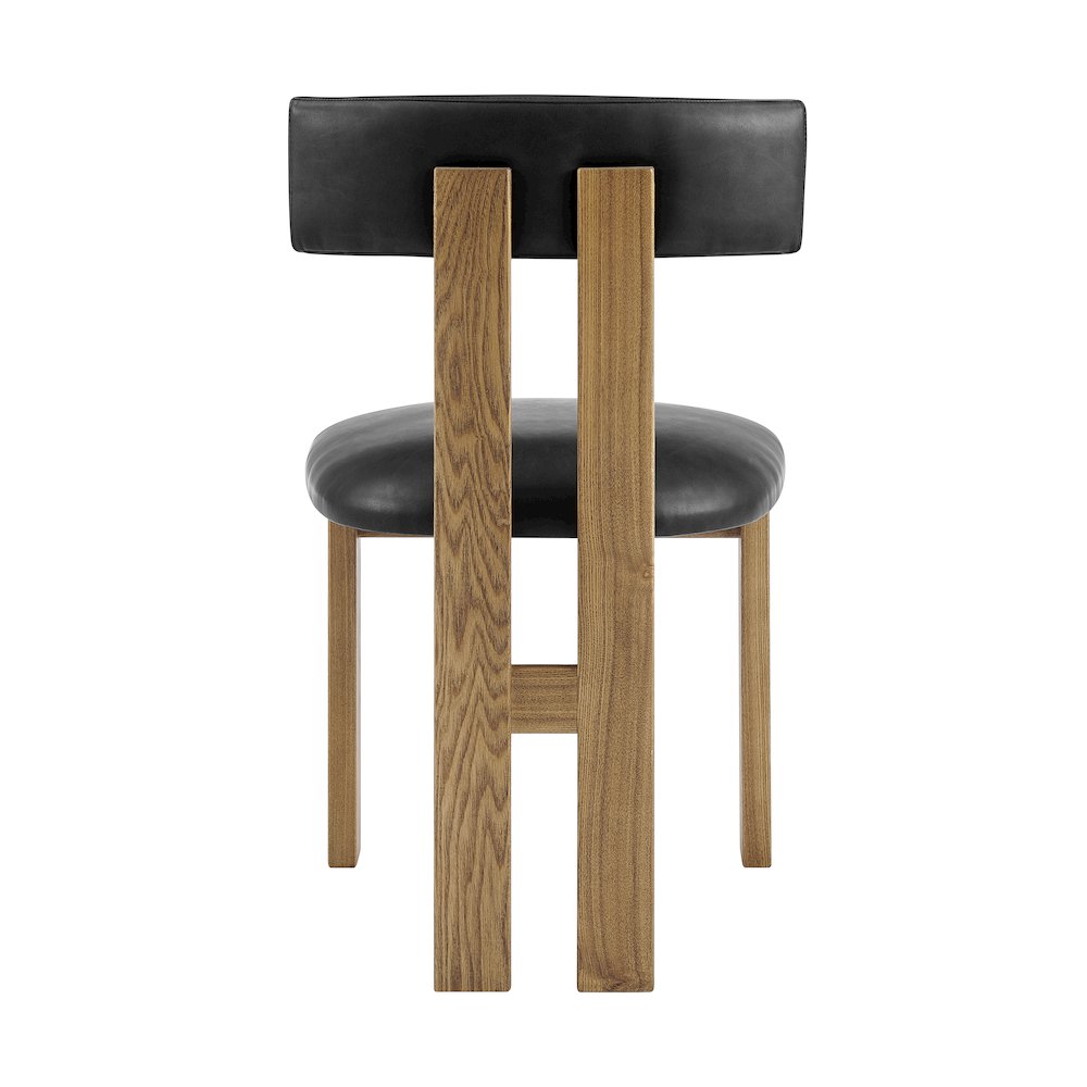 Hailey Faux Leather Dining Side Chair, (Set of 2)