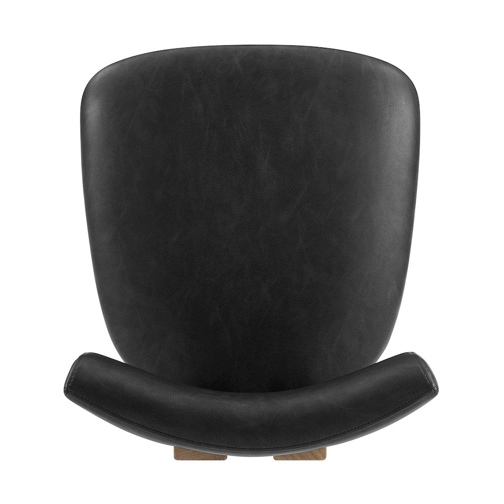 Hailey Faux Leather Dining Side Chair, (Set of 2)