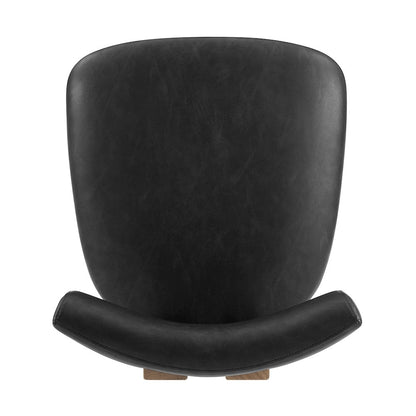 Hailey Faux Leather Dining Side Chair, (Set of 2)