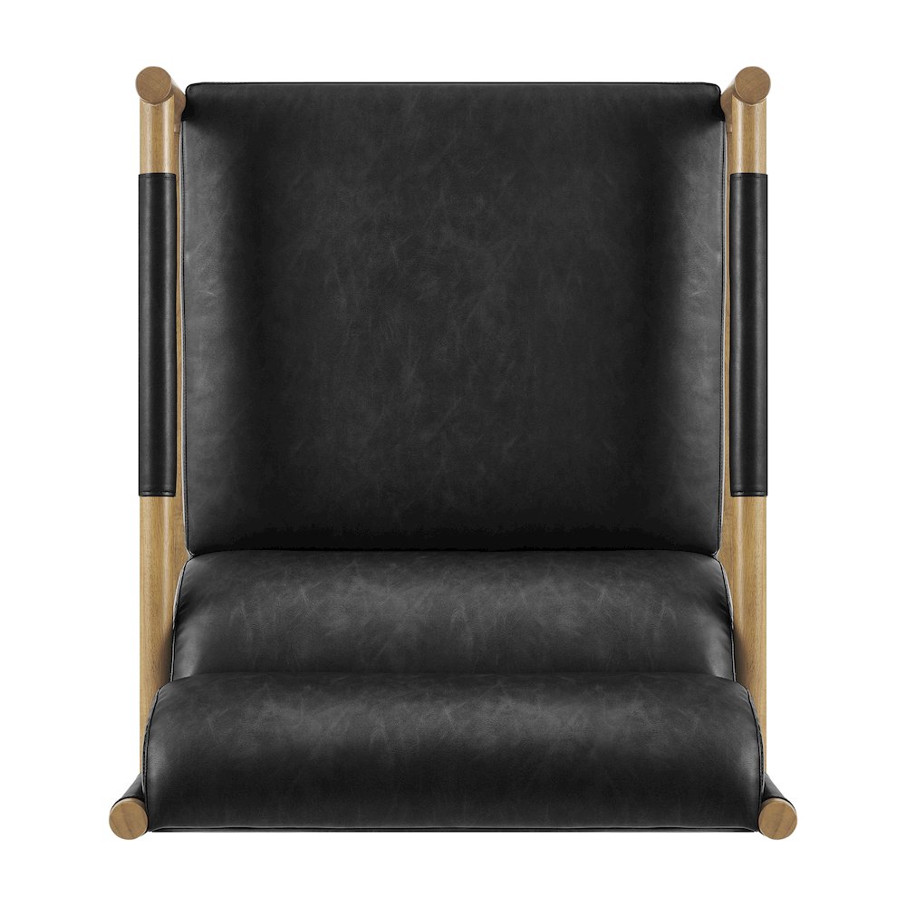 Olsen Faux Leather Accent Arm Chair
