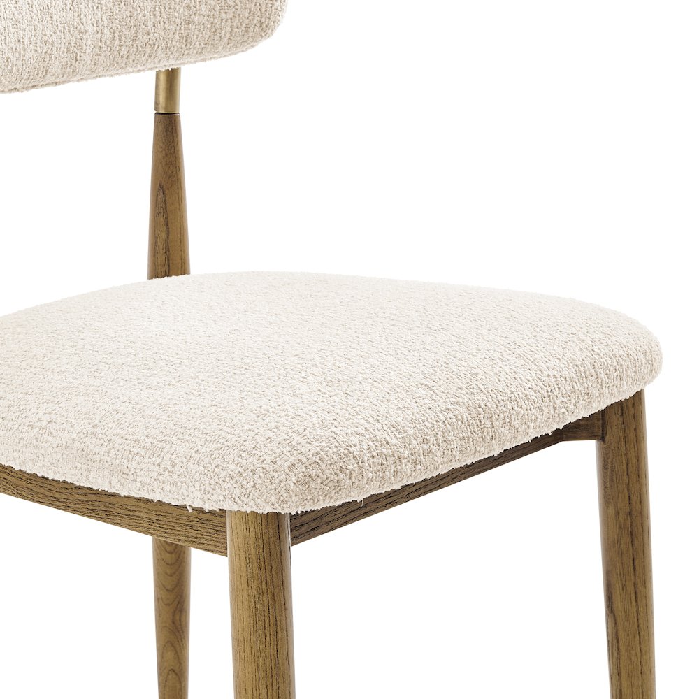 Verna Boucle Dining Side Chair, (Set of 2)