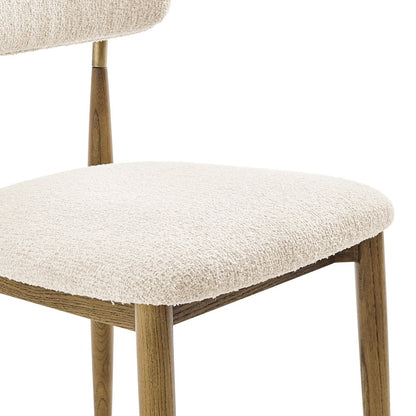 Verna Boucle Dining Side Chair, (Set of 2)