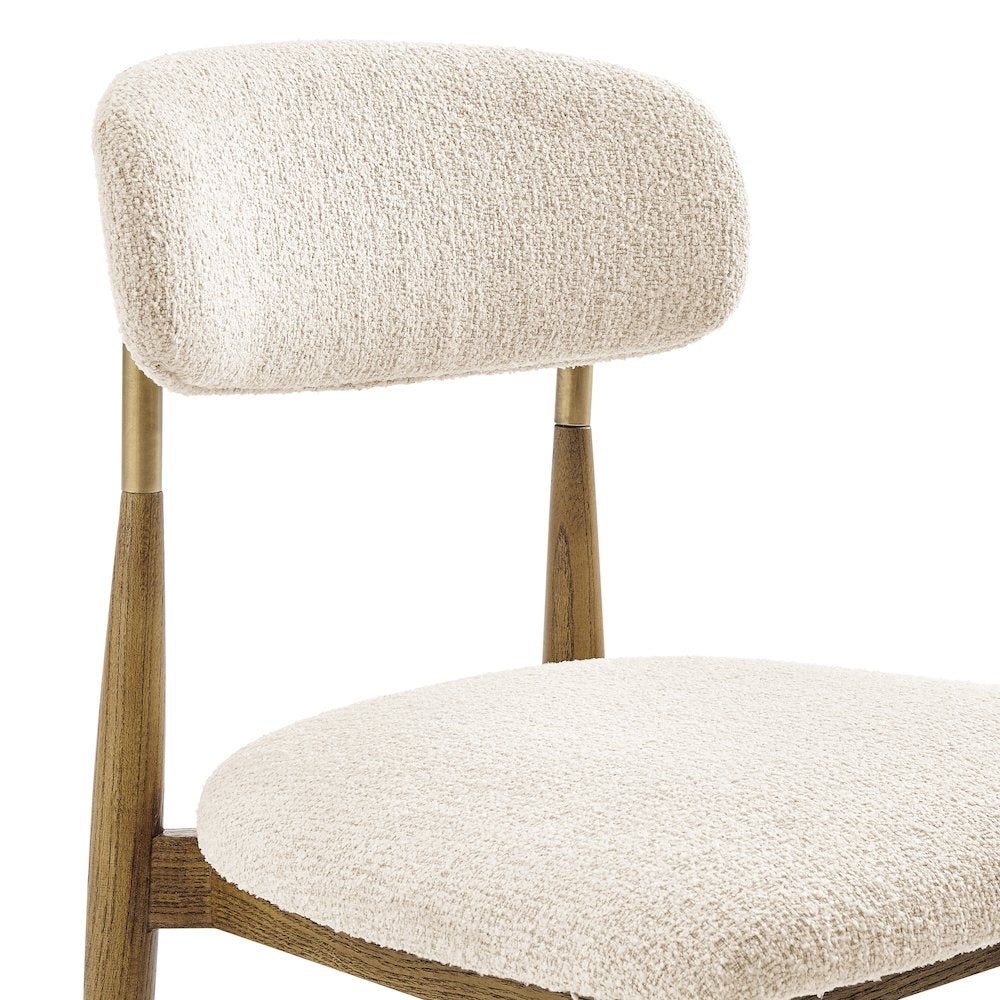 Verna Boucle Dining Side Chair, (Set of 2)