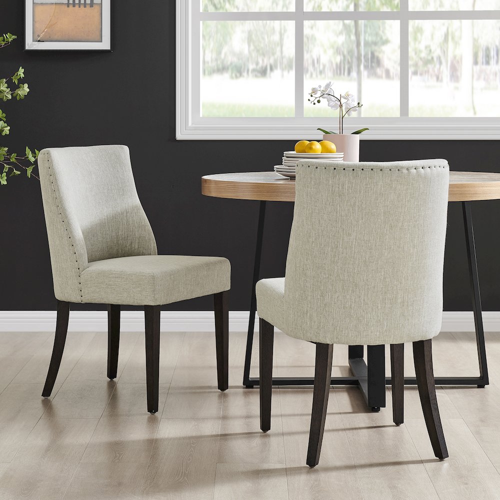 New Paris Fabric Chair, (Set of 2)
