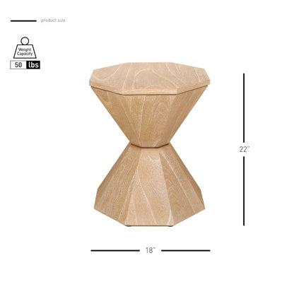 Muska Accent Table - Brushed Sand