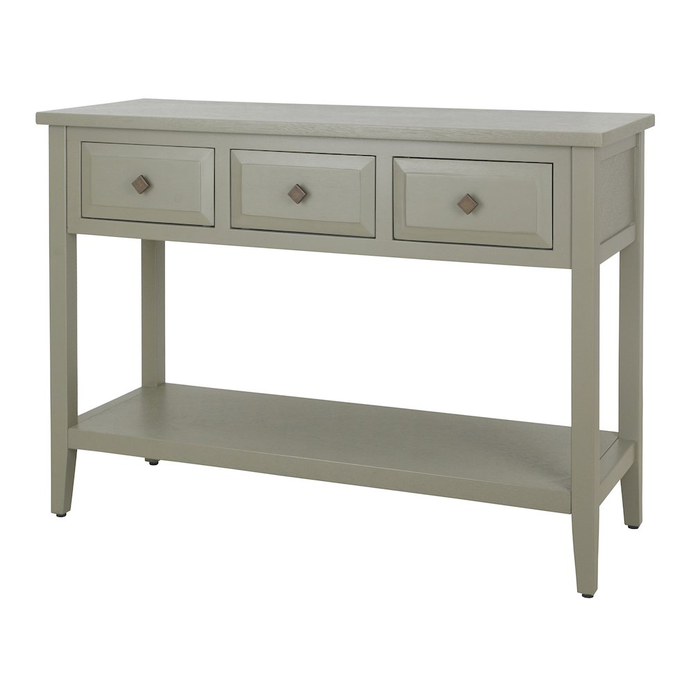 Wexford 3-Drawer Console Table - Sage Green