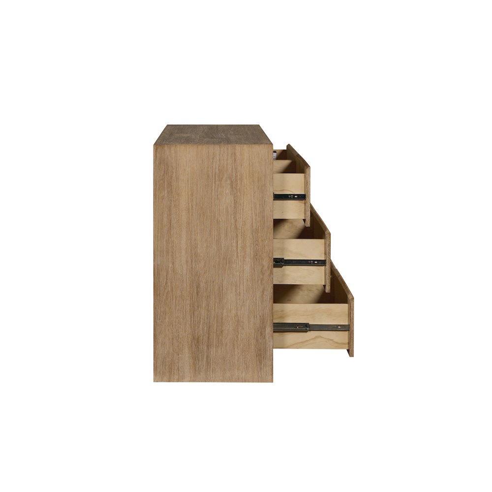 Zerano 6-Drawer Dresser - Brushed Smoke