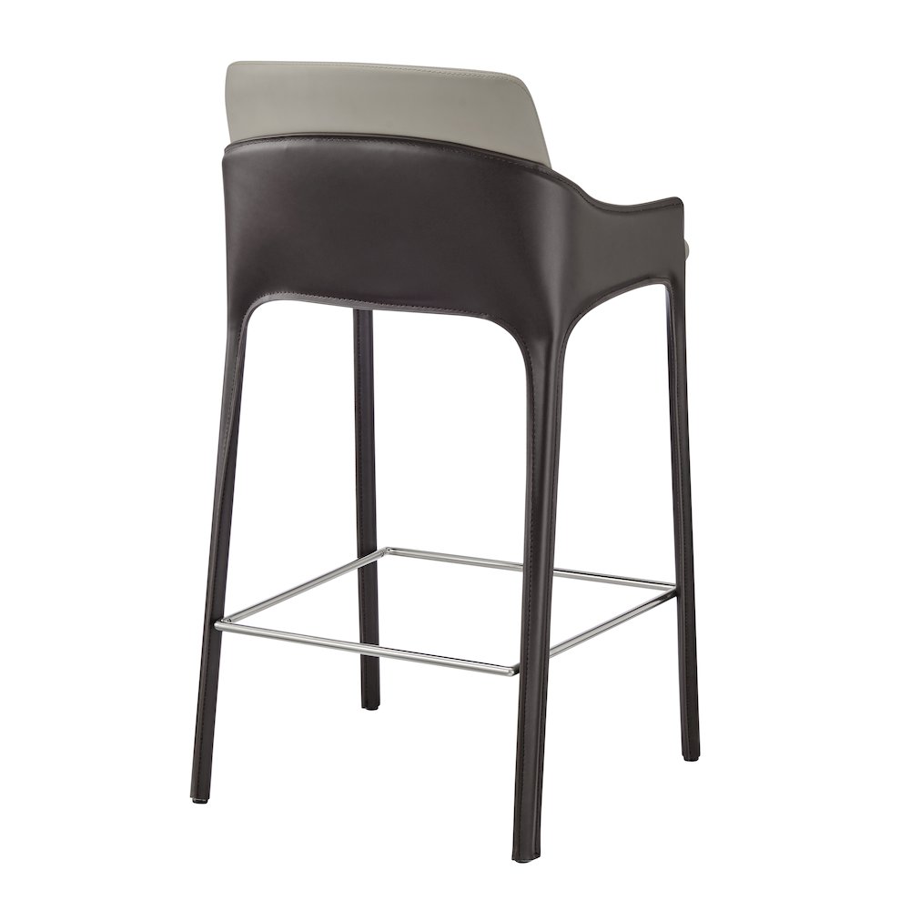 Stella Faux Leather Counter Stool, (Set of 2)