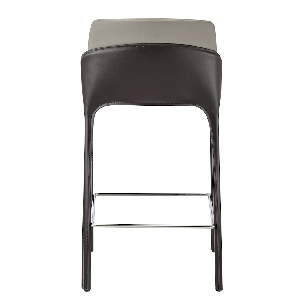 Stella Faux Leather Counter Stool, (Set of 2)