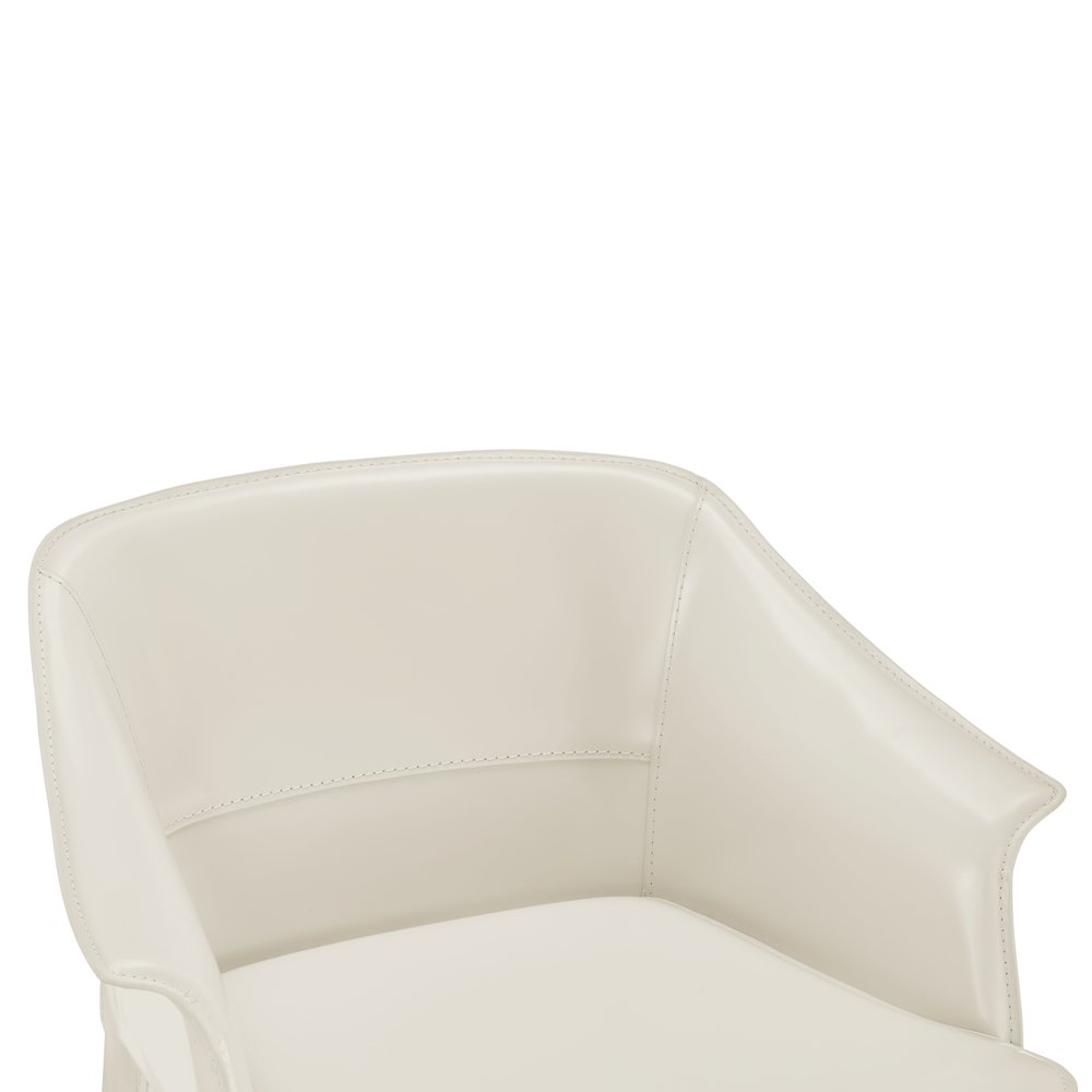Callie Recycled Leather Counter Stool