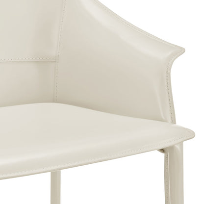 Callie Recycled Leather Counter Stool