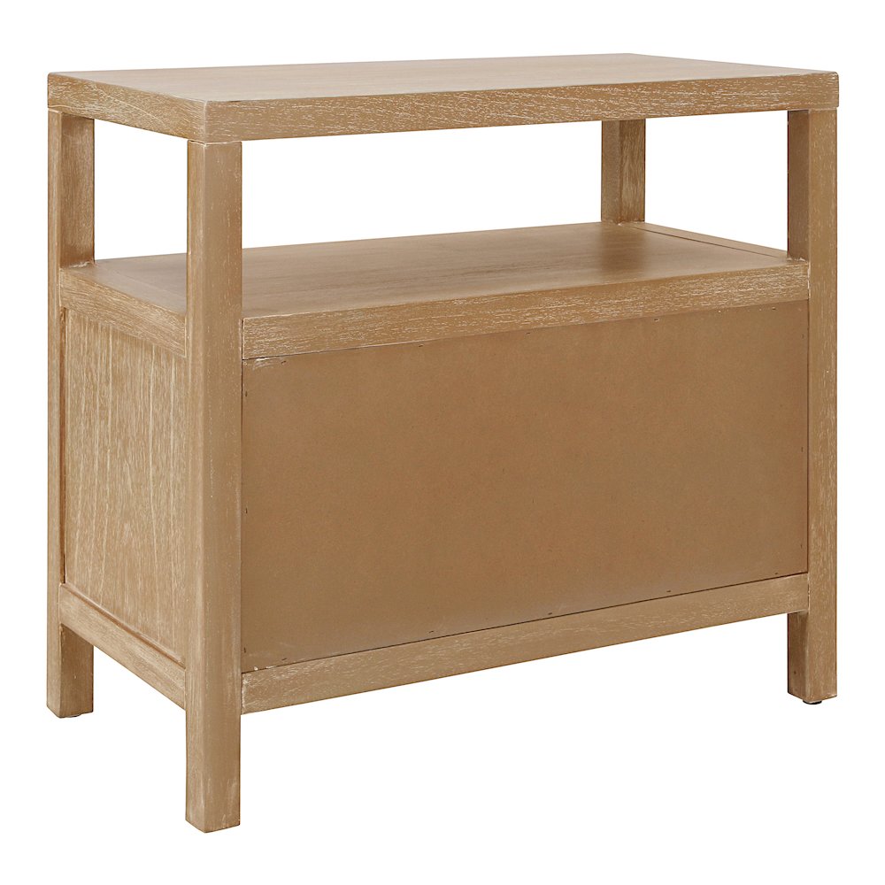 Terrena 2-Drawer Accent Table - Brushed Sand