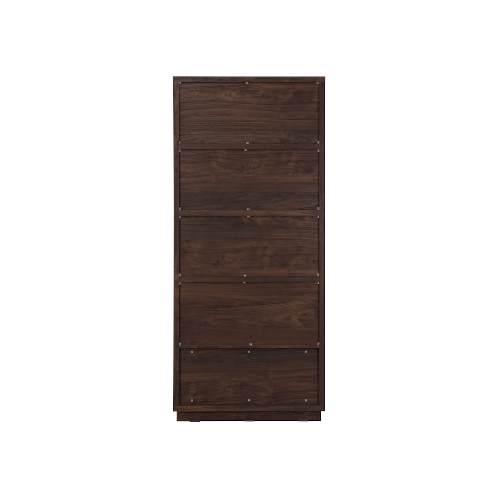Dreighton 2-Drawer Bookcase - Coffee Brown