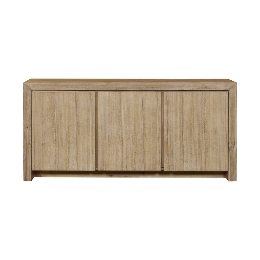 Zerano 3-Door Buffet - Brushed Smoke