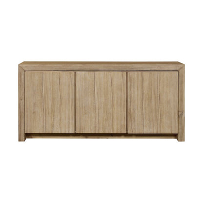 Zerano 3-Door Buffet - Brushed Smoke