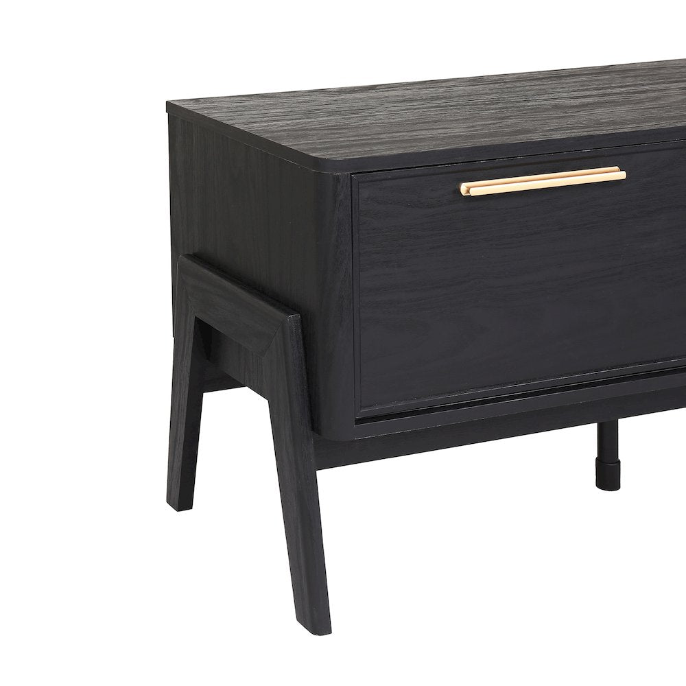 Heaton Low TV Stand - Black