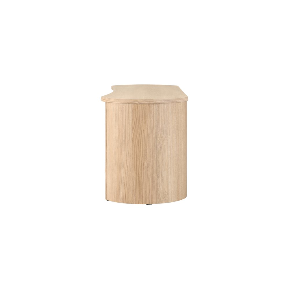 Sicilia Tambour TV Stand - Light Oak