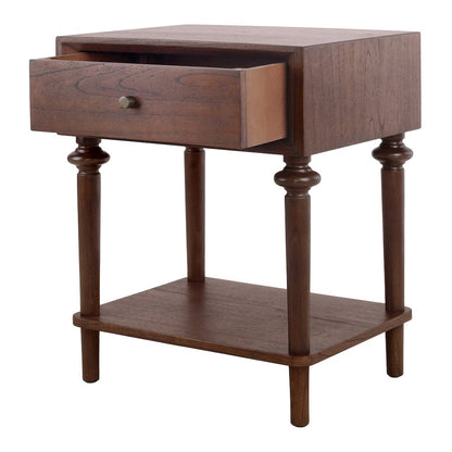 Romilda 1-Drawer Accent Table - Walnut